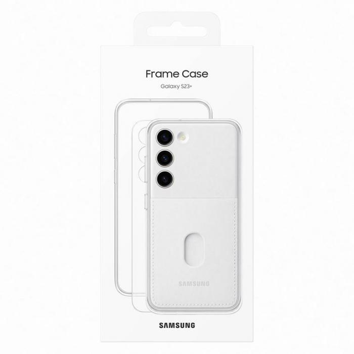 Samsung - Samsung Galaxy S23 Plus Skal Frame Cover - Vit