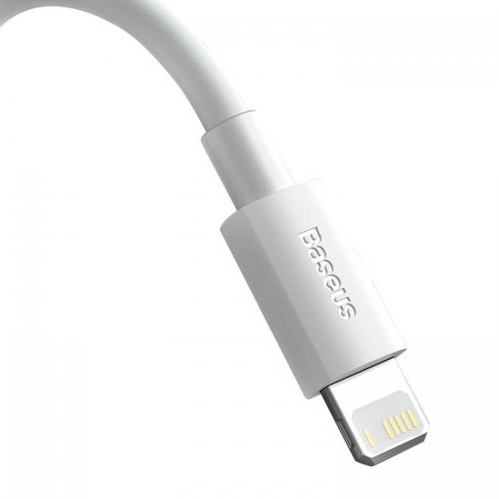 BASEUS - Baseus 2x Kabel Lightning Till USB-A 1.5m - Vit