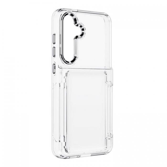 Forcell - Forcell Galaxy S24 Plus Mobilskal Korthllare Crysral - Transparent
