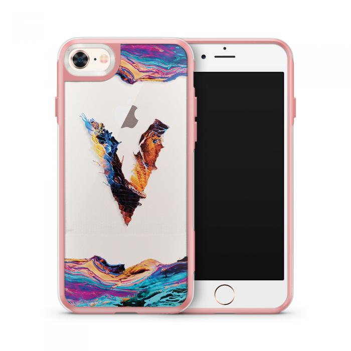UTGATT5 - Fashion mobilskal till Apple iPhone 8 - Paint V