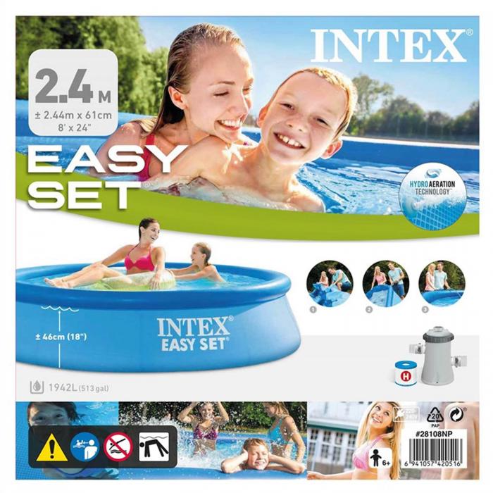 INTEX - INTEX Easy Set Pool 244x61cm