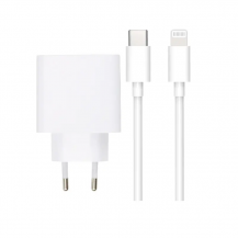 SiGN - SiGN Extrem Snabbladdare USB-C till Lightning, 2.4A, 2m - Vit
