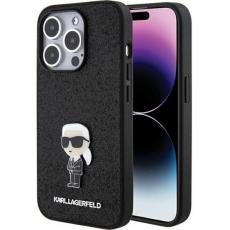 KARL LAGERFELD - KARL LAGERFELD iPhone 15 Pro Mobilskal Fixed Glitter Ikonik