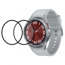 A-One Brand - [2-PACK] Galaxy Watch 6 Classic (47mm) Härdat Glas Skärmskydd - Svart