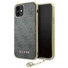 Guess - Guess iPhone 11/XR Mobilskal 4G Charms Collection - Grå