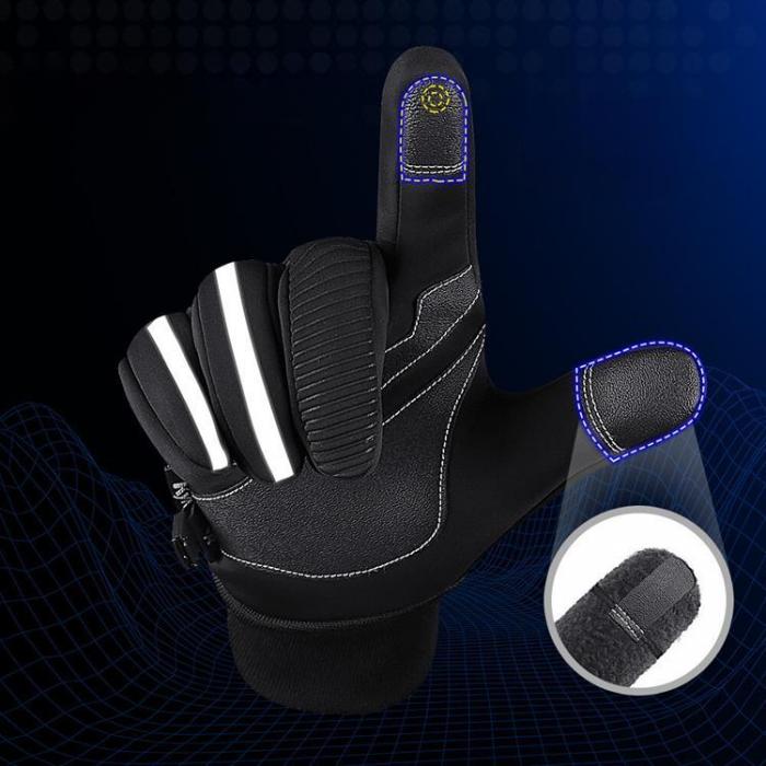A-One Brand - Insulated Mobil Sports Touchvantar/Handskar Anti-Slip Size L