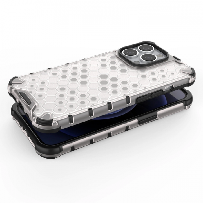 A-One Brand - iPhone 13 Pro Mobilskal Honeycomb Armor - Svart