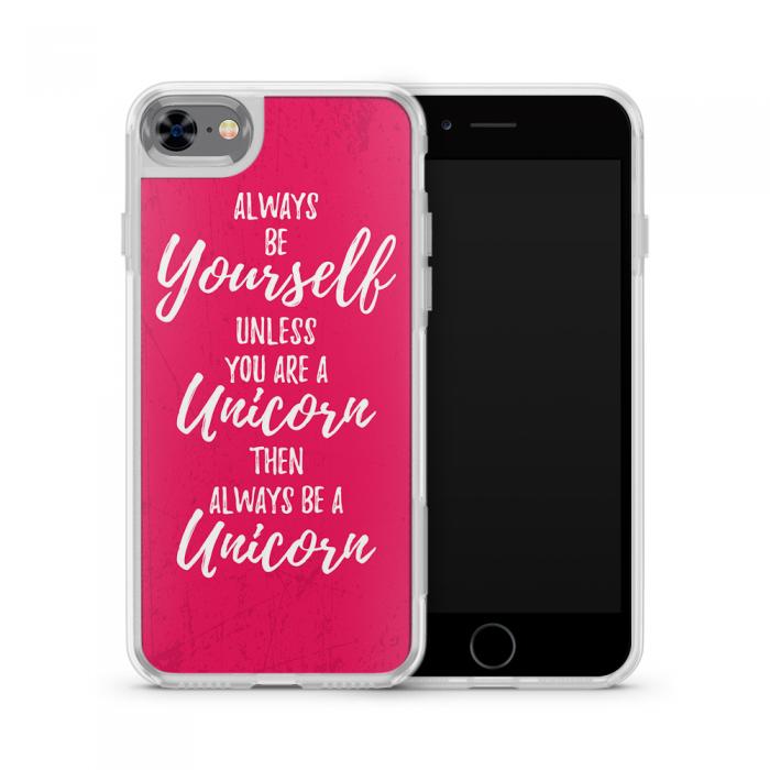 UTGATT5 - Fashion mobilskal till Apple iPhone 8 - Be a unicorn