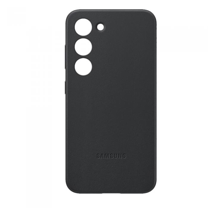 OEM - Samsung fodral Lderfodral fr Samsung Galaxy S23 svart