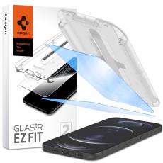 Spigen - Spigen EZ FIT 2-PACK Antiblue Härdat Glas Skärmskydds iPhone 13/13 Pro