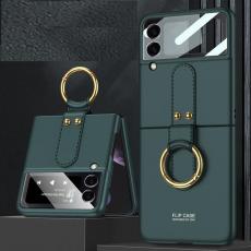 OEM - Ringhållare Skal Samsung Galaxy Z Flip 3 - Grön