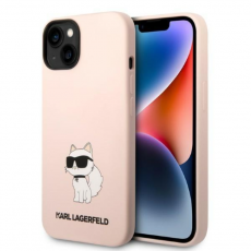 KARL LAGERFELD - Karl Lagerfeld iPhone 14 Mobilskal Silicone Choupette - Rosa