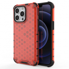 A-One Brand - iPhone 13 Pro Mobilskal Honeycomb Armor - Röd
