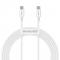 BASEUS - Baseus Superior Kabel USB-C 100W 5A 20V 2m - Vit