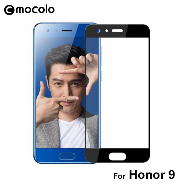 UTGATT4 - Mocolo Tempered Glass till Huawei Honor 9 - Svart