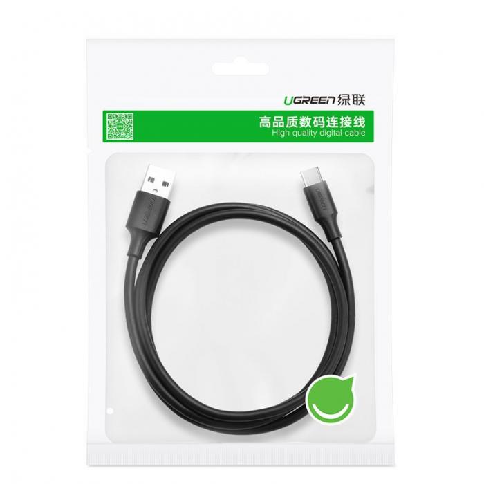 UTGATT5 - UGreen USB Type C laddnings Kabel 480 Mbps 3 A 1 m Vit