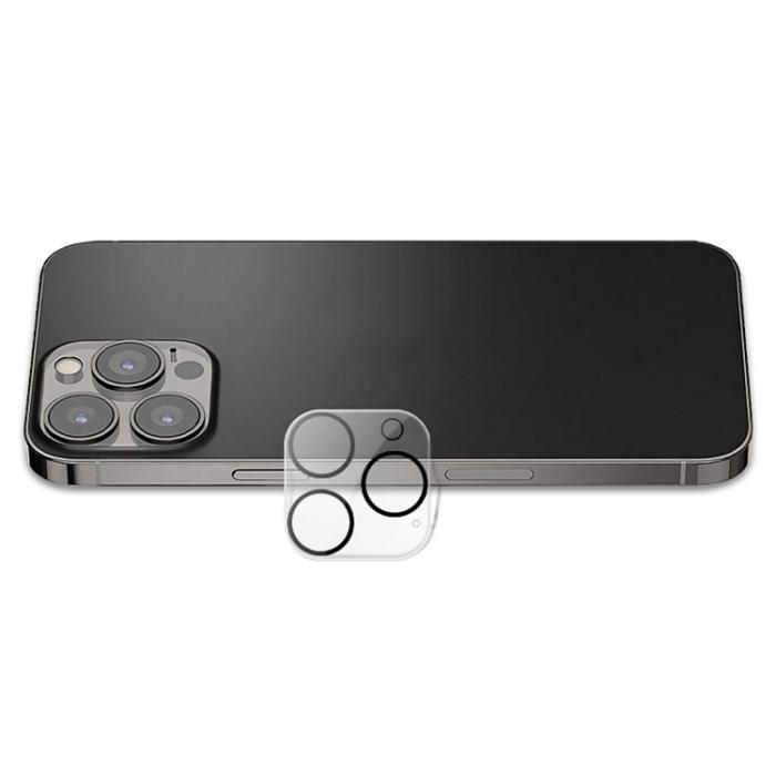 Mocolo - Mocolo iPhone 15 Pro Max Kameralinsskydd i Hrdat glas HD