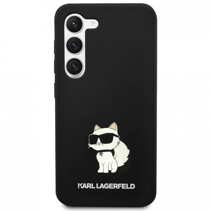 KARL LAGERFELD - Karl Lagerfeld Galaxy S24 Mobilskal Silikon Choupette - Svart