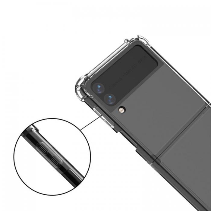 A-One Brand - Galaxy Z Flip 4 Skal ShockProof TPU - Transparent