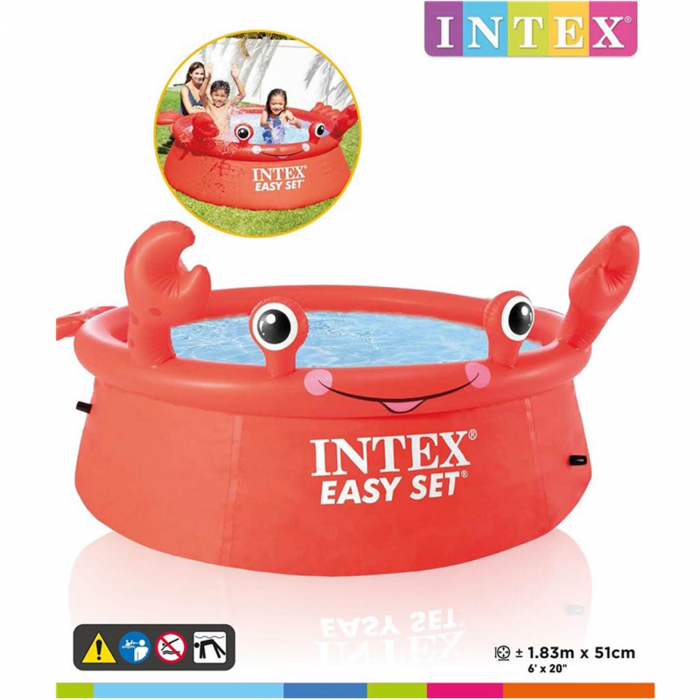 INTEX - INTEX Easy Set pool Krabba 183x51cm (880L)