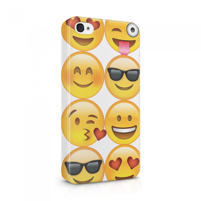 UTGATT5 - Skal till Apple iPhone 4S - Emoji - Smileys