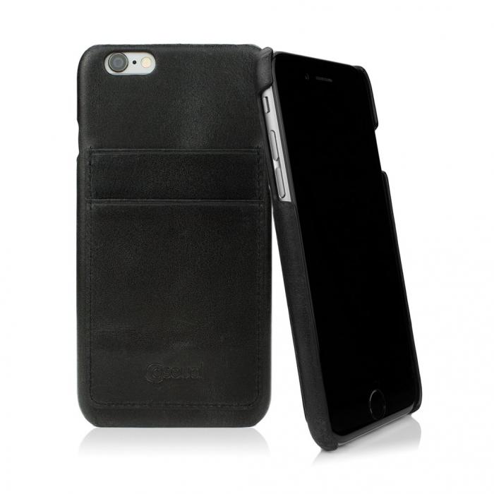 UTGATT5 - CASEual LeatherBack fr iPhone 6 / 6S - Italian Black