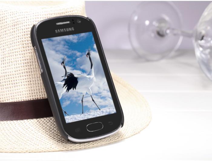 UTGATT5 - Nillkin Skal till Samsung Galaxy Fame S6810 (Svart) + Skrmskydd