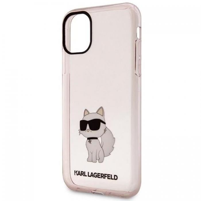 KARL LAGERFELD - Karl Lagerfeld iPhone 11 / XR Mobilskal Ikonik Choupette - Rosa