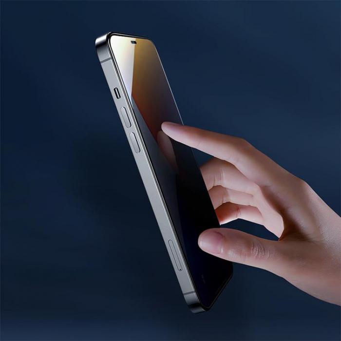 Joyroom - Joyroom iPhone 12 Pro Max Hrdat Glas Knight Series 2.5D - Svart
