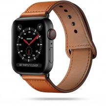 Tech-Protect - Tech-Protect Leatherfit Apple Watch 1/2/3/4/5/6 (42/44mm) - Brun
