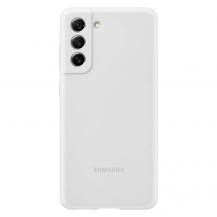 Samsung - Samsung Silicone Flexible Gel Skal Galaxy S21 FE - Vit