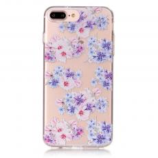 A-One Brand - TPU Mobilskal till iPhone 7 Plus - Blommotiv