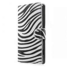 A-One Brand - Plånboksfodral till Sony Xperia Z3+ - Zebra