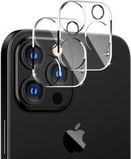 A-One Brand - [2-Pack] Kameralinsskydd i Härdat Glas iPhone 12 Pro Max - Clear