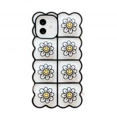 Fidget Toys - Smiley Flower Pop it Fidget Skal till iPhone 11 - Vit