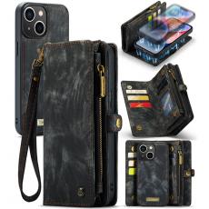 Caseme - CASEME iPhone 15 Plus Plånboksfodral 008 Detachable - Svart
