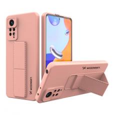 Wozinsky - Wozinsky Xiaomi Poco X4 Pro 5G Skal Kickstand Silicone - Rosa