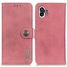 KHAZNEH - KHAZNEH Nothing Phone 1 Plånboksfodral Folio Flip - Rosa