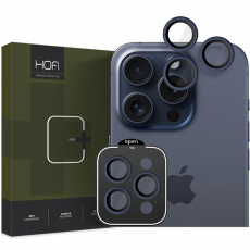 Hofi - Hofi iPhone 15 Pro/Pro Max Kameralinsskydd i Härdat Glas - Navy