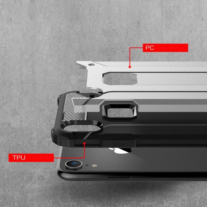 UTGATT4 - Hybrid Armor Mobilskal till Apple iPhone XR - Rd