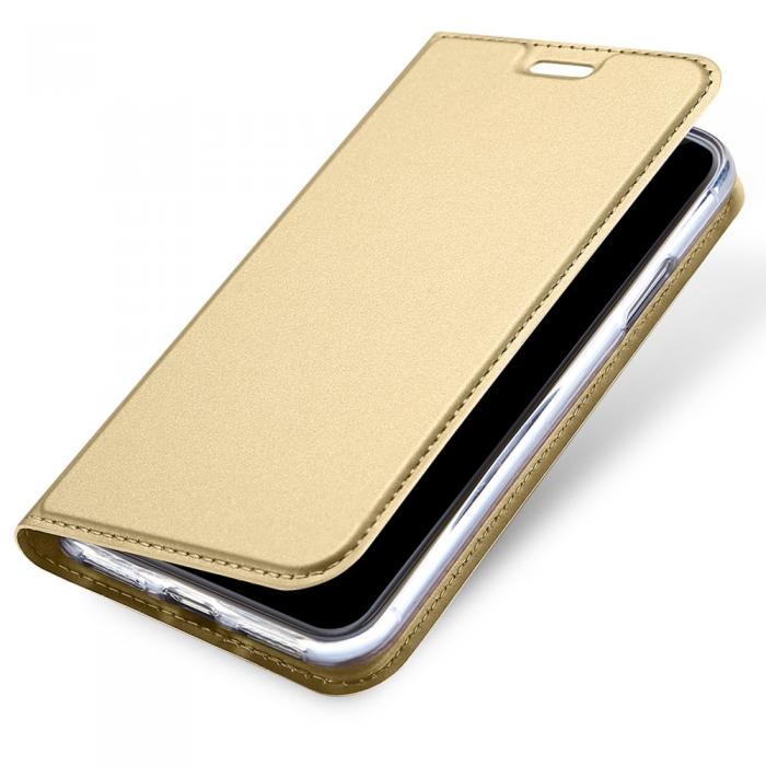 UTGATT4 - Dux Ducis Plnboksfodral till Apple iPhone XS / X - Gold