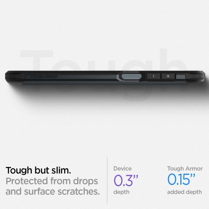 UTGATT5 - Spigen - Tough Armor Xiaomi Redmi Note 9/9 Pro - Metal Slate
