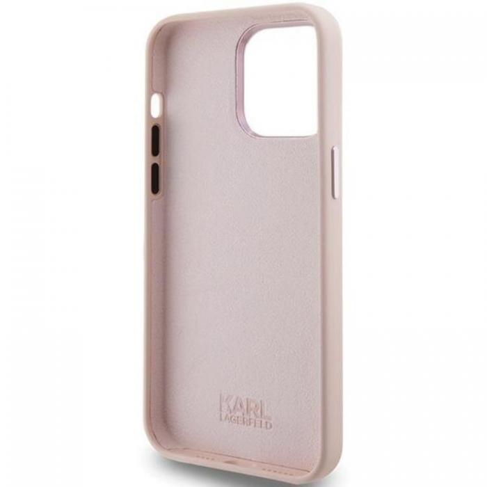 KARL LAGERFELD - KARL LAGERFELD iPhone 15/14 Plus Mobilskal Silikon Metal Pin