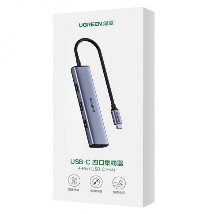 Ugreen - Ugreen 4x USB 3.2 Gen 1 Hub - Silver