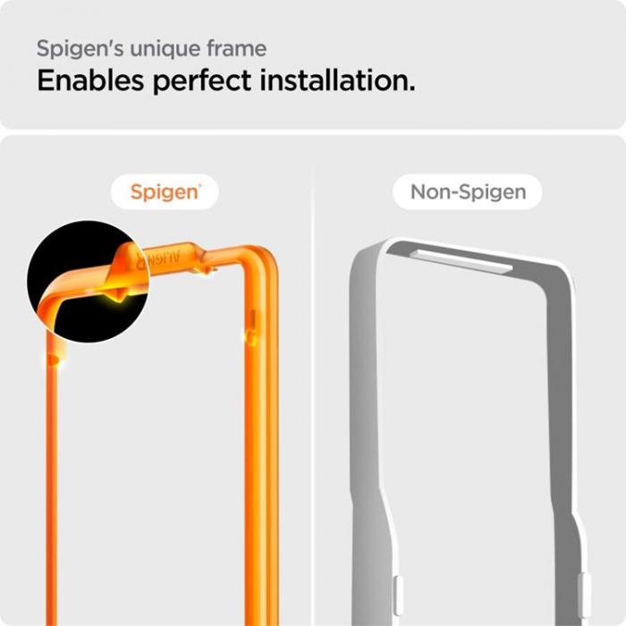 Spigen - [2-Pack] Spigen Galaxy A55 5G Hrdat Glas Skrmskydd ALM Glas.Tr