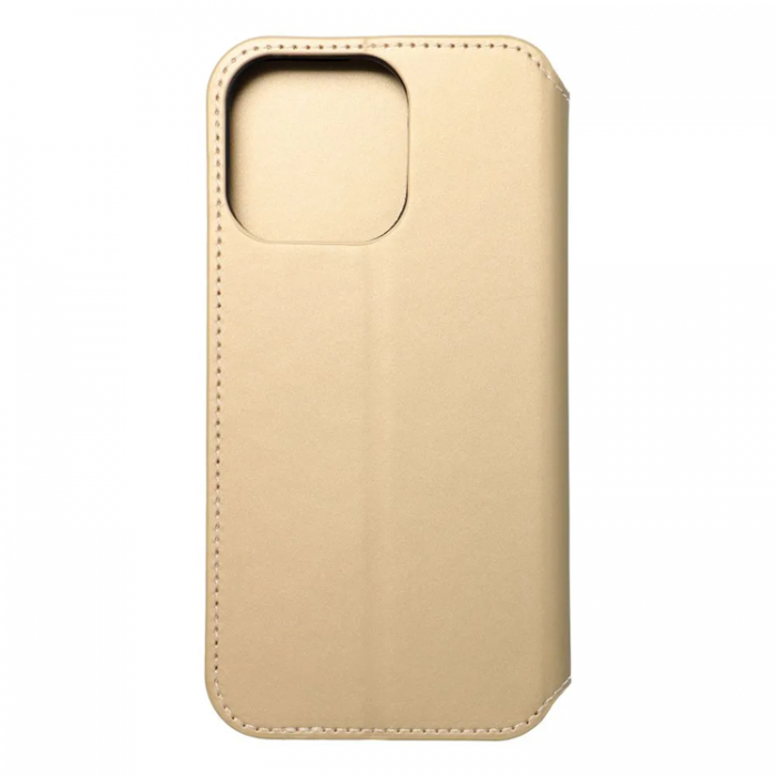 A-One Brand - iPhone 15 Pro Plnboksfodral Dual Pocket - Guld