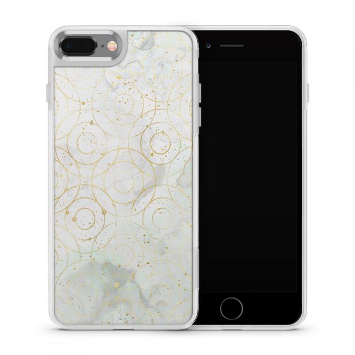 UTGATT5 - Fashion mobilskal till Apple iPhone 8 Plus - Golden Circles