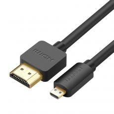 Ugreen - Ugreen HDMI micro HDMI Kabel 19 pin 2.0v 4K 60Hz 1,5m Svart