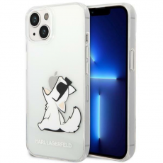 KARL LAGERFELD - Karl Lagerfeld iPhone 14 Plus Skal Choupette Fun - Transparent