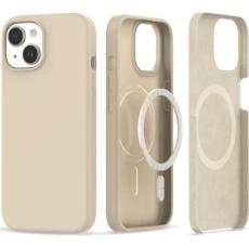Tech-Protect - Tech-Protect iPhone 15 Mobilskal Magsafe Silikon - Beige